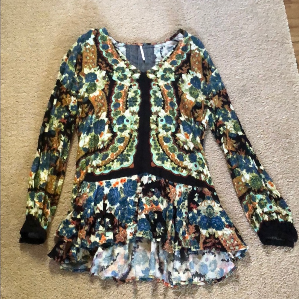 Long Length patterned blouse/ dress